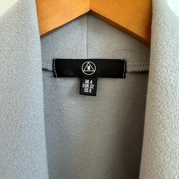 Missguided Gray Oversized Waterfall Duster Coat - Picture 3 of 5